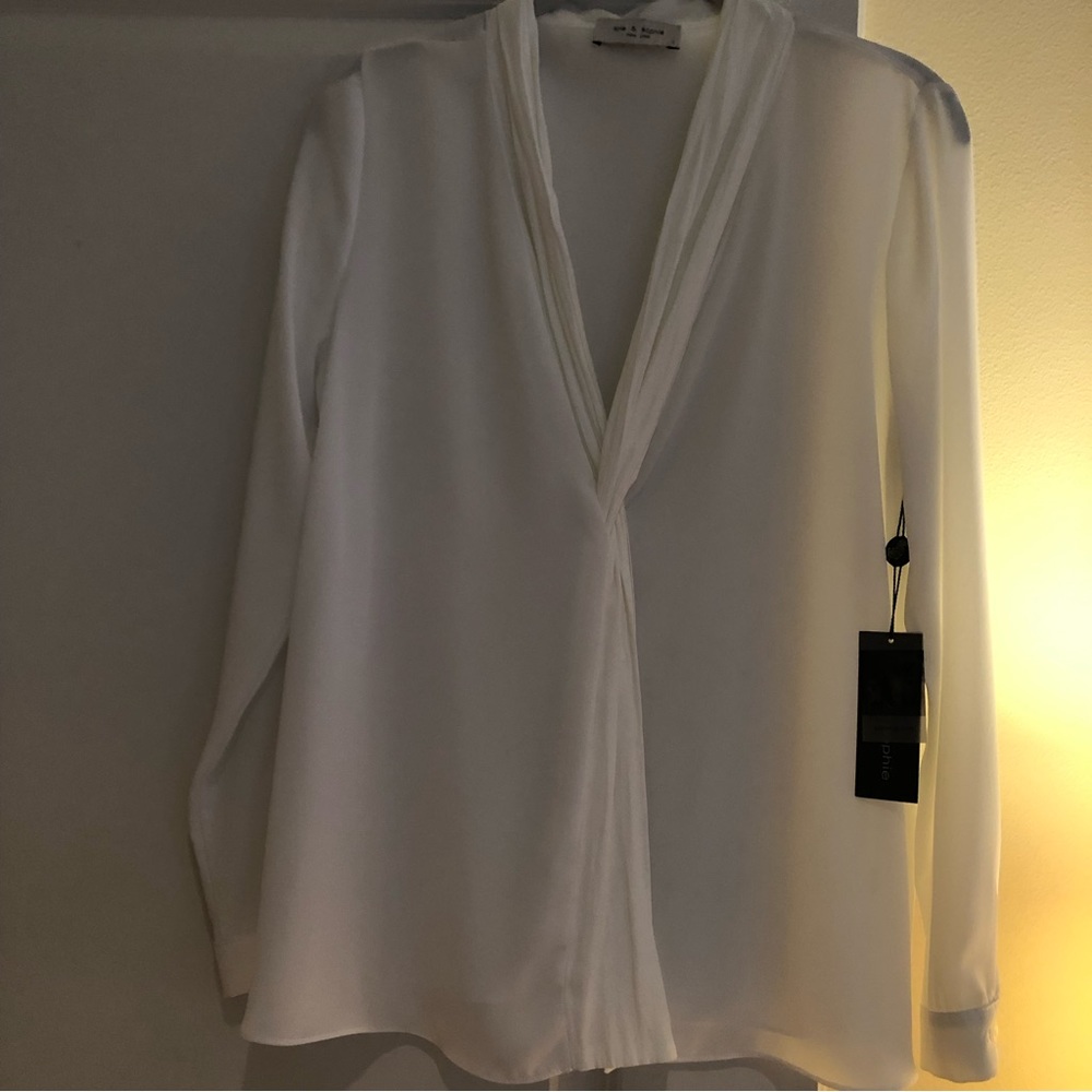 Creamy white long sleeved blouse NWT